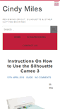 Mobile Screenshot of cindy-miles.com